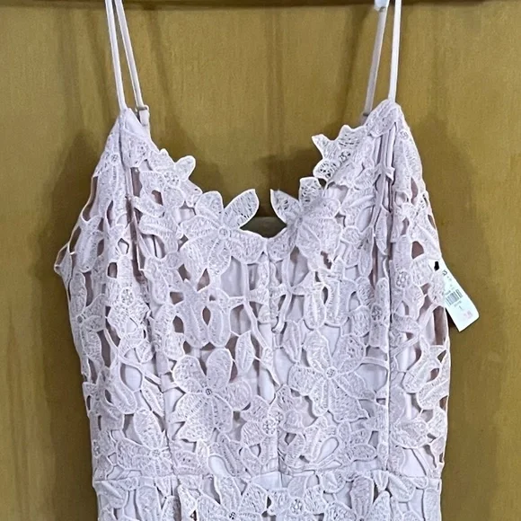 knee length dresses for ladies Lace Midi Dress main image 0